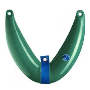 ANCHOR BOW FENDER  SLIMLINE 28 X 10 X 38CM -RACING GREEN (click for enlarged image)